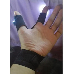 LED Fingerless Flashlight Gloves