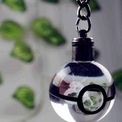 Catch 'Em All with LED Pokémon Crystal Keychains! ✨