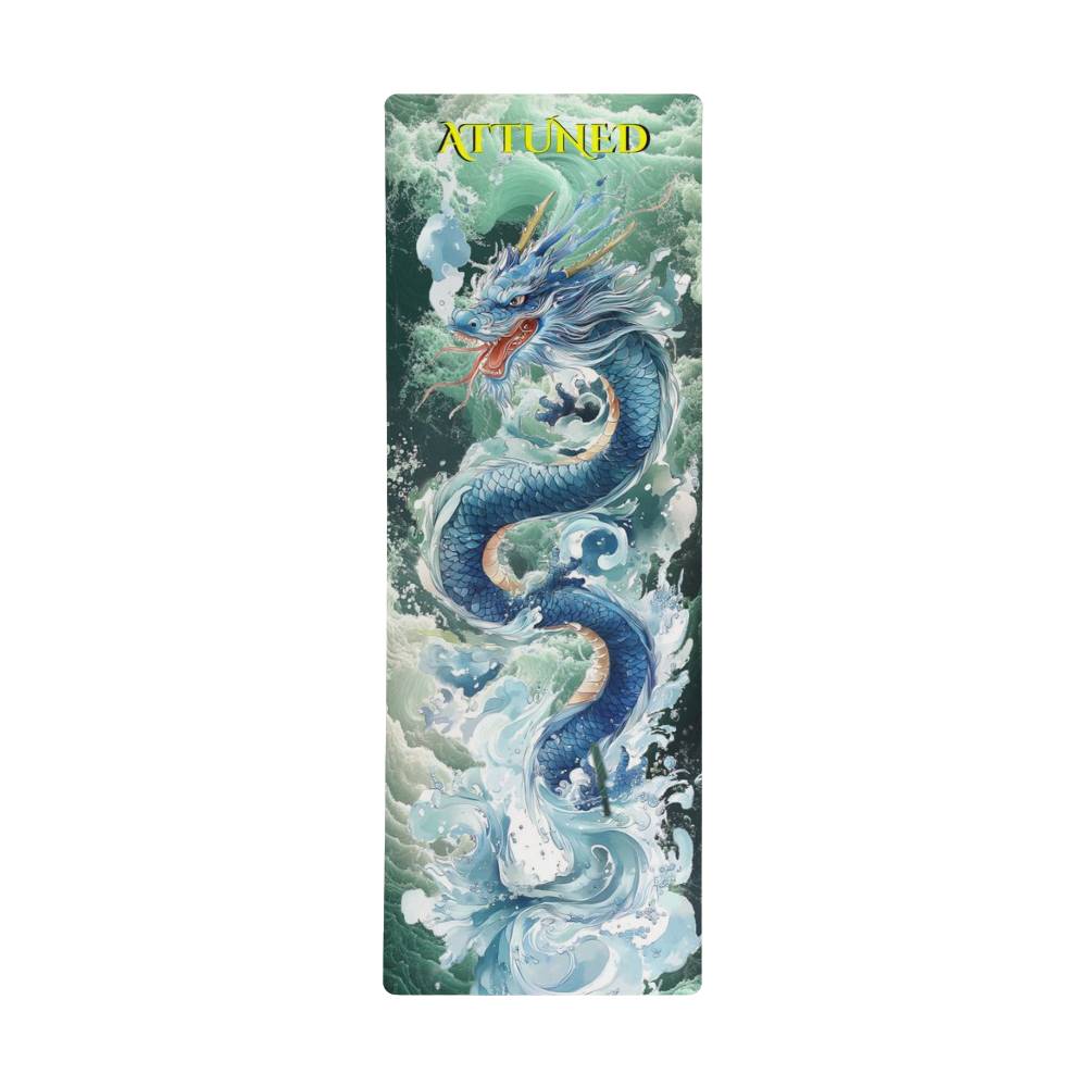 Elemental Dragon 🐲 Yoga Mat - Introducing Ryllamani, Dragon of Water.