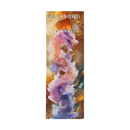 Elemental Dragon 🐲 Yoga Mat - Introducing Grahvexyss, Dragon of Earth.